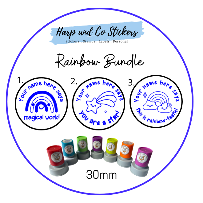 Rainbow Stamp Bundle