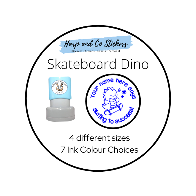 Skateboard Dino