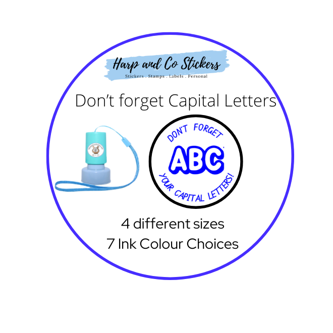 Don't forget your Capital Letters