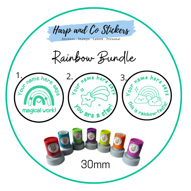 Rainbow Stamp Bundle