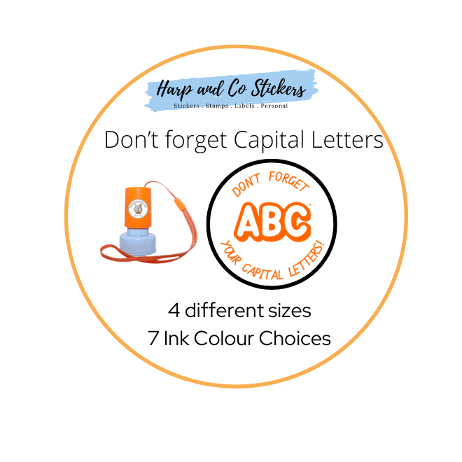 Don't forget your Capital Letters