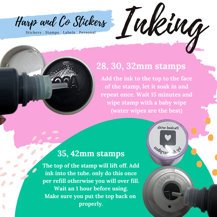 Gift Pack 30mm Stamp + 120 Stickers - Math
