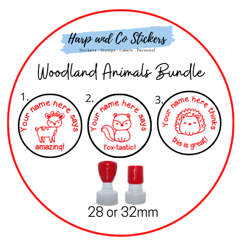 Woodland Animals Stamp Bundle